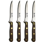 La Fourmi 4 Piece Laiton Steak Knife Set in Wood Presentation Box