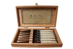Laguiole 6 Piece Steak Knife Set, Ivory in Wood Presentation Box