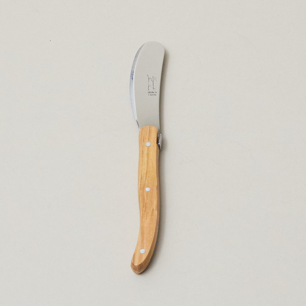 Set of 4 Laguiole Mini Spreader Olivewood