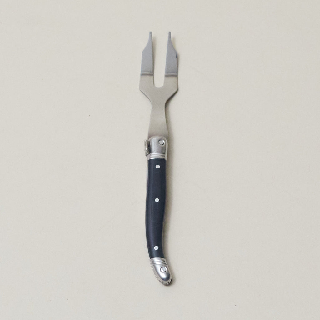 Set of 4 Laguiole Mini Cheese Fork Black