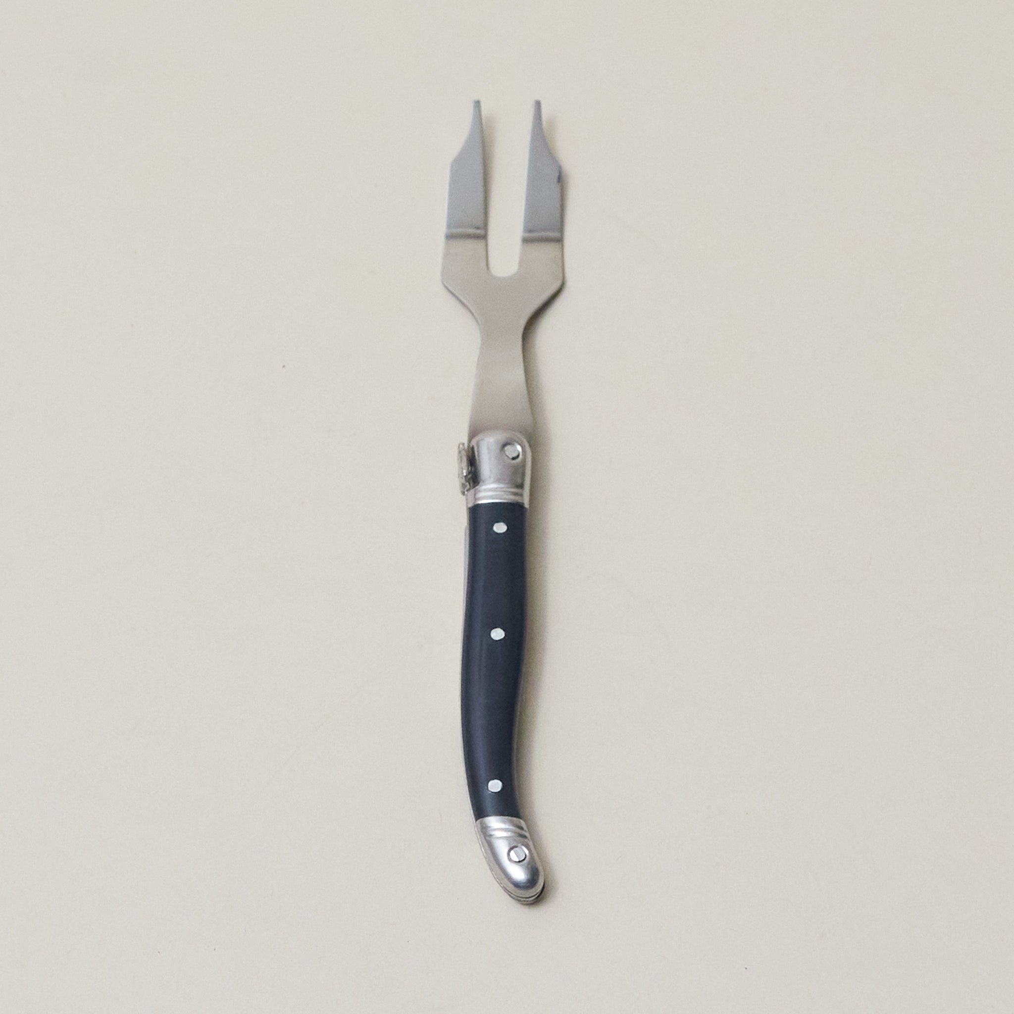 Set of 4 Laguiole Mini Cheese Fork Black