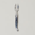 Set of 4 Laguiole Mini Cheese Fork Black Marble