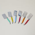 Set of 6 Laguiole Rainbow Mini Cheese Cutters