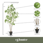 7' Artificial Laurel Tree