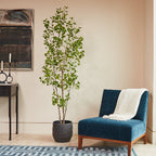 7' Artificial Heart Ficus Tree