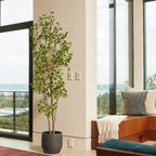 7' Artificial Heart Ficus Tree