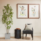 7' Artificial Heart Ficus Tree