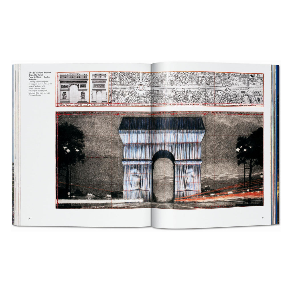 Christo and Jeanne-Claude. L’Arc de Triomphe, Wrapped (German, French, English)