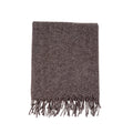 Wool Blend Throw Grey