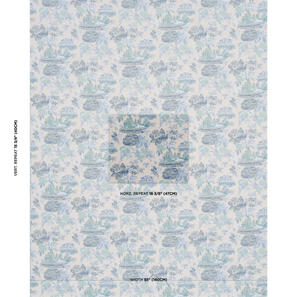 Jardin De Louis - Delft - Schumacher 84880 Fabric