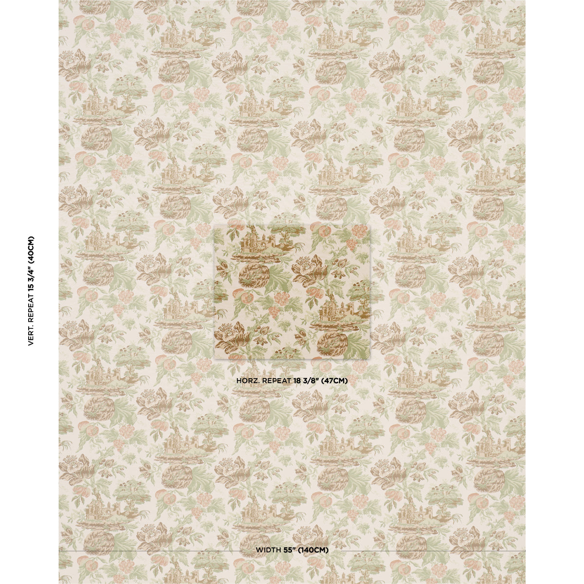 Jardin De Louis - Pétale - Schumacher 84881 Fabric