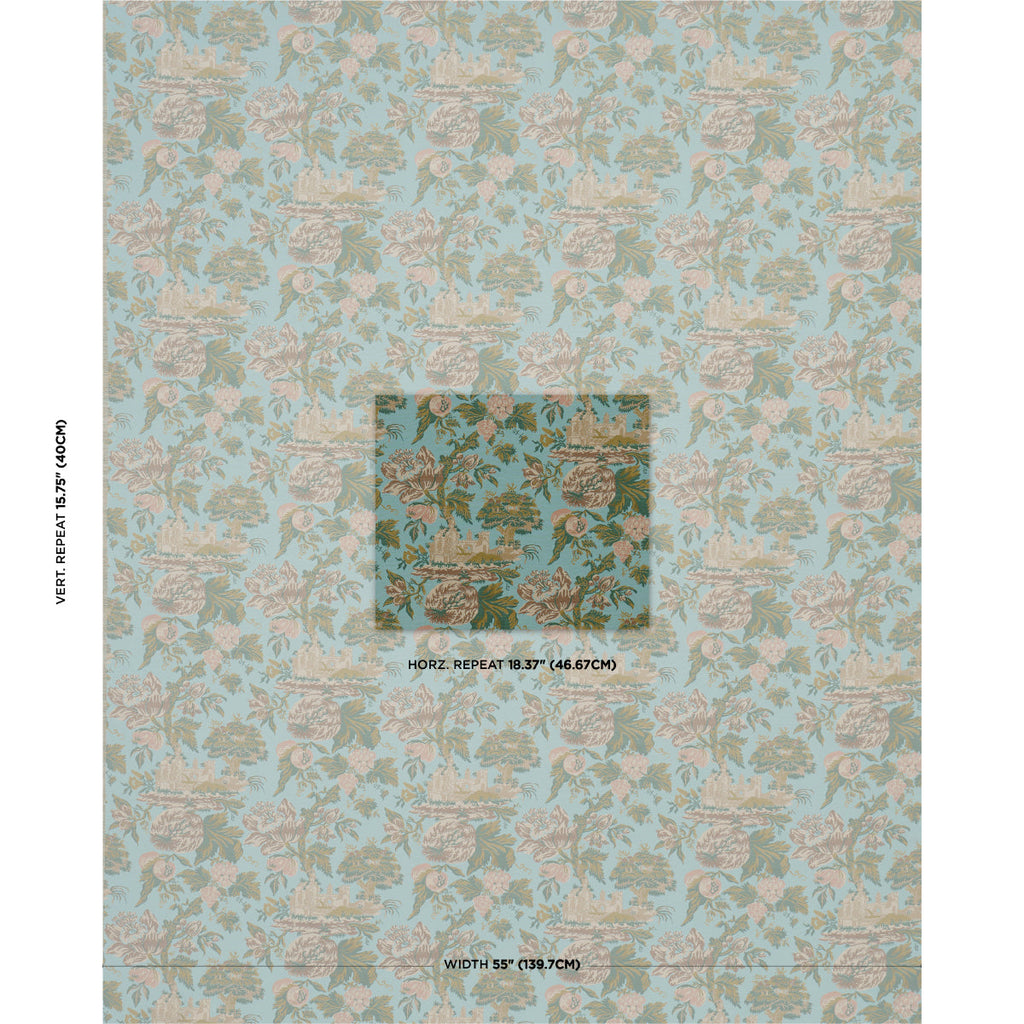 Jardin De Louis - Printemps - Schumacher 84882 Fabric