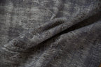 Vintage Distressed Overdyed Oushak Carpet 7.5x10.5, hand-knotted one of a kind piece