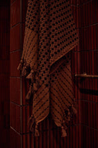 Turkish Hand Towel - Chocolate/Black