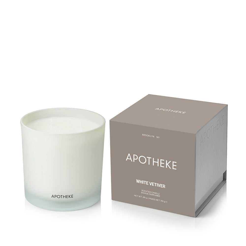 White Vetiver 3-Wick Candle