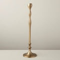 Belsana Aged Bronze Candlestick, Tall