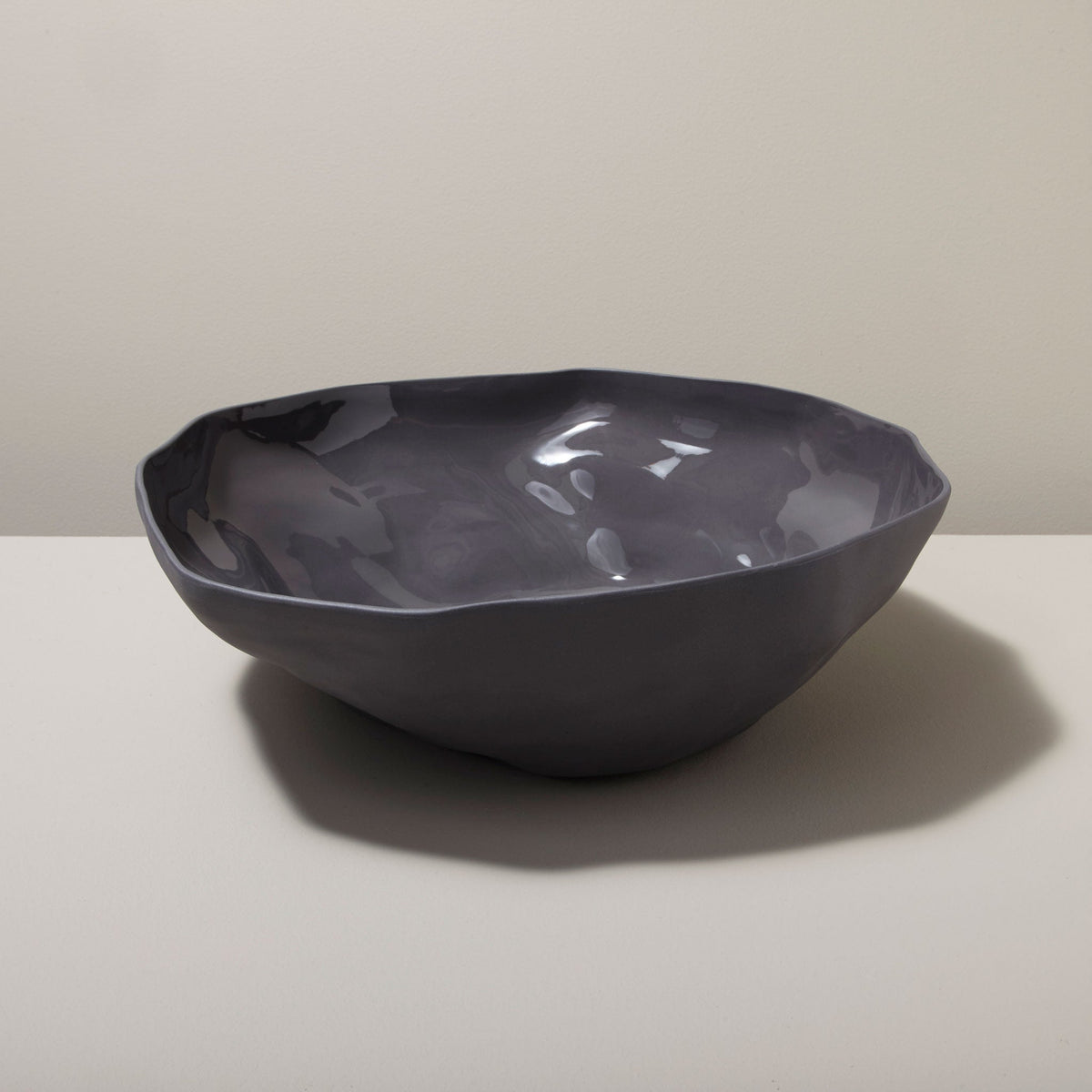 Tam Stoneware Large Serving Bowl, Slate