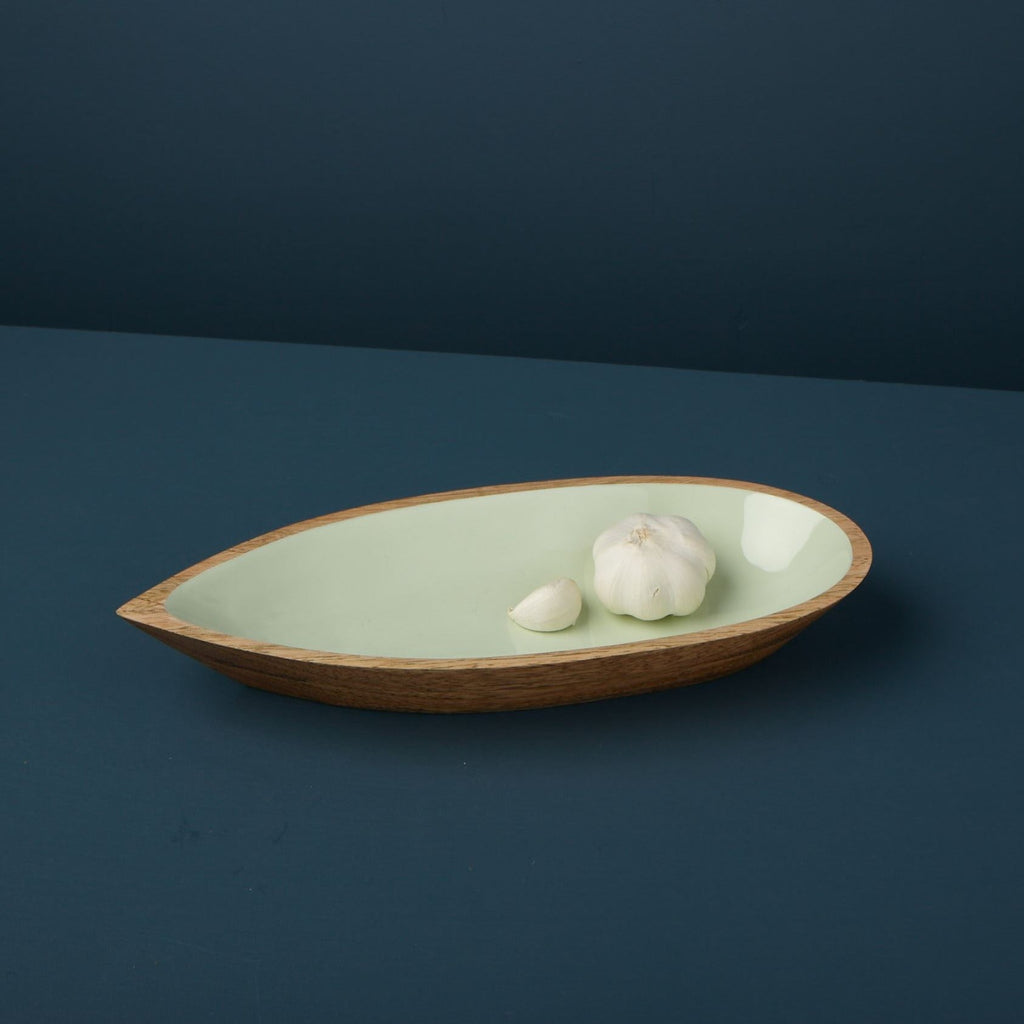 Madras Oval Bowl, Sage