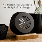 Urban Planter in midnight black