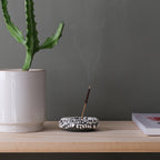 handmade stoneware incense holder by Misewell