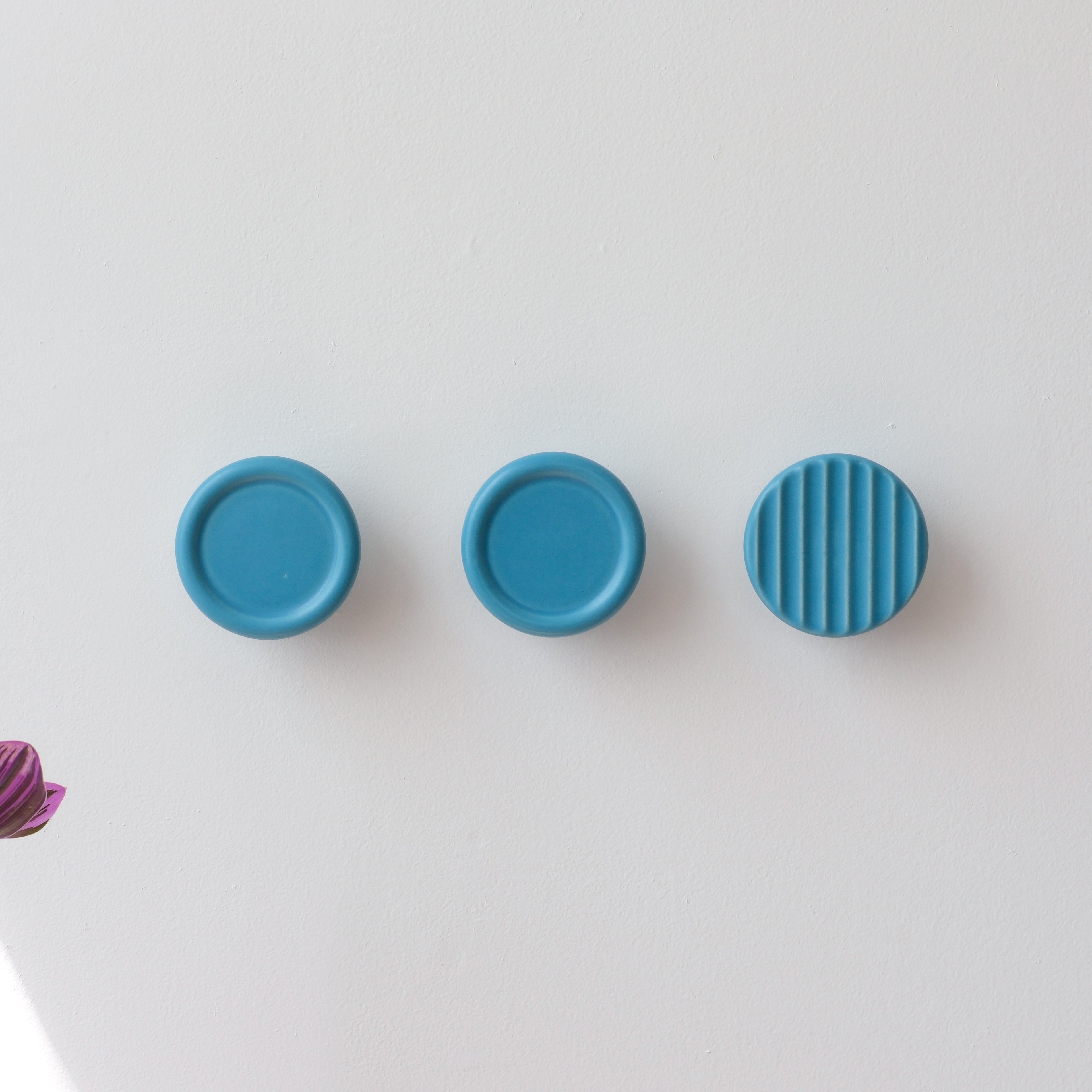 Sequence Fluted in red glaze