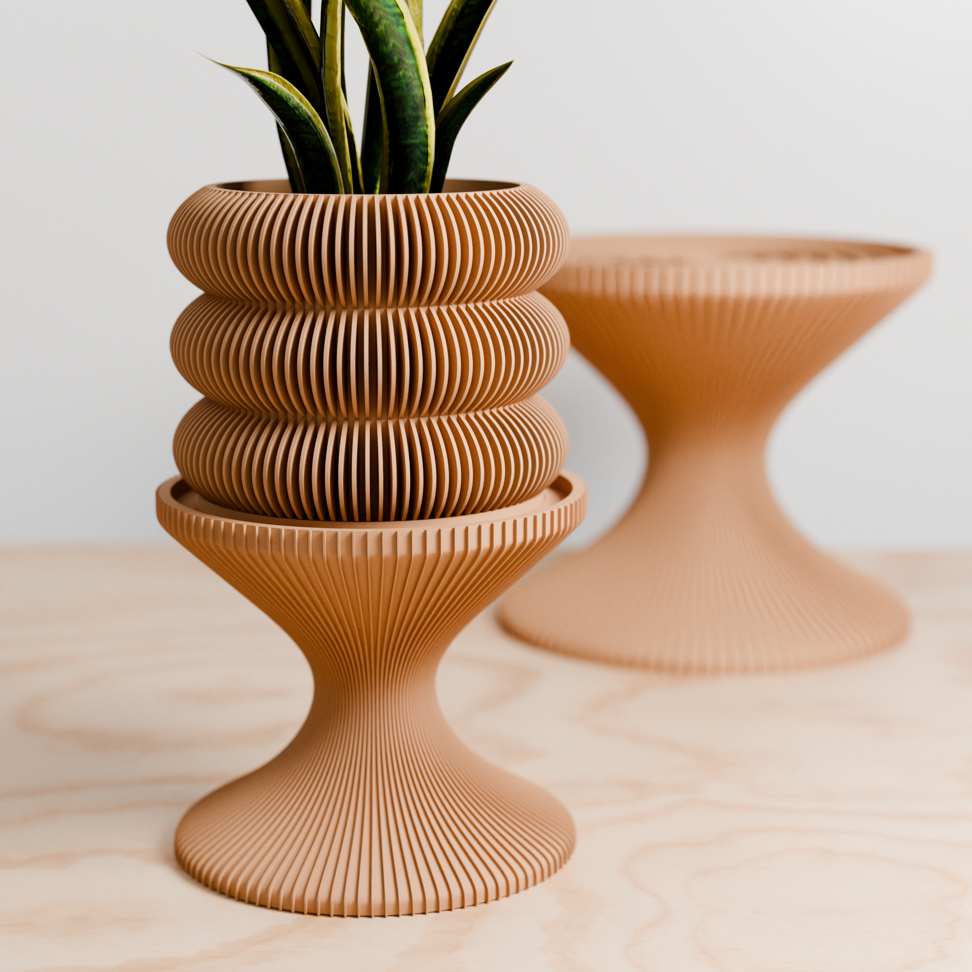 Plant Stand - Chalice from Modernized Pottery