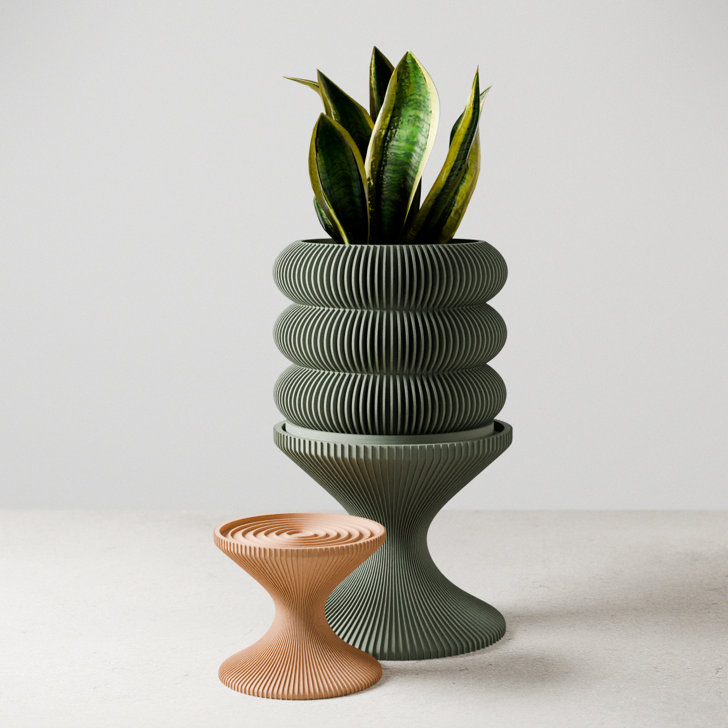 Plant Stand - Chalice from Modernized Pottery