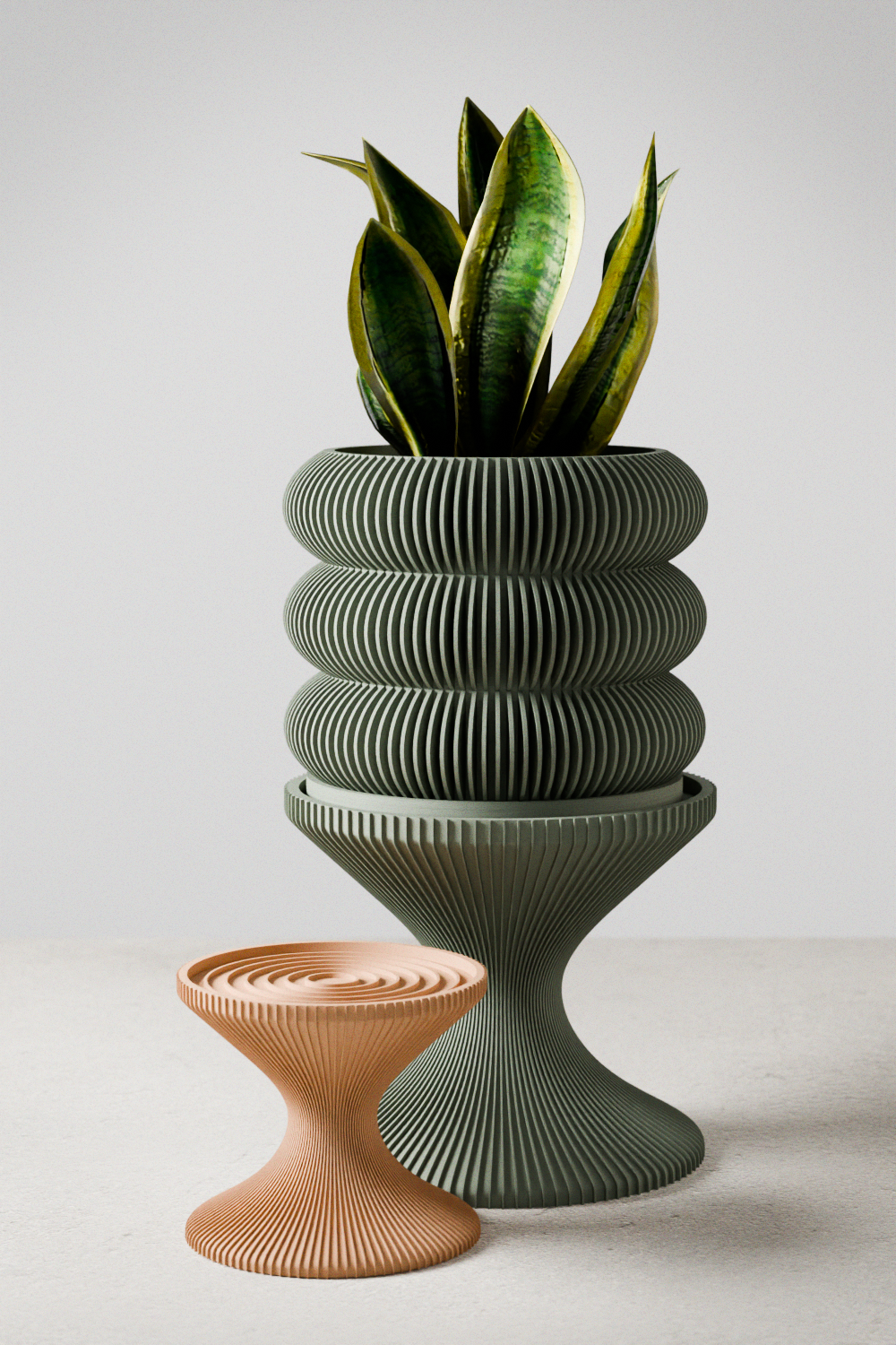 Plant Stand - Chalice from Modernized Pottery