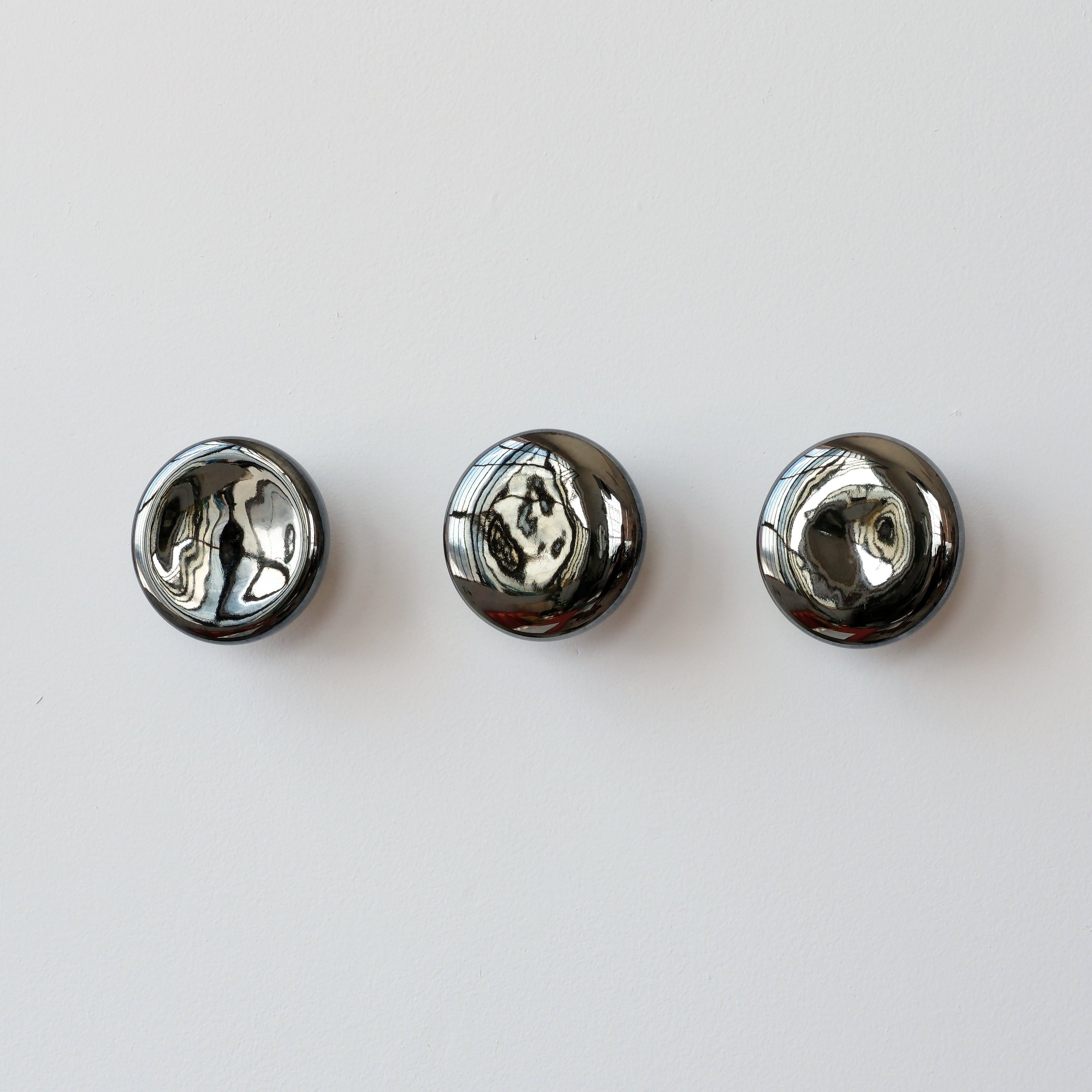 chrome ceramic coat hook by Misewell