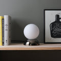 Misewell Ripple I Table Lamp glass globe detail