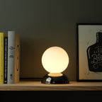 Ripple I Table Lamp lit, soft warm glow