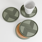 Lined Coaster from Modernized Pottery
