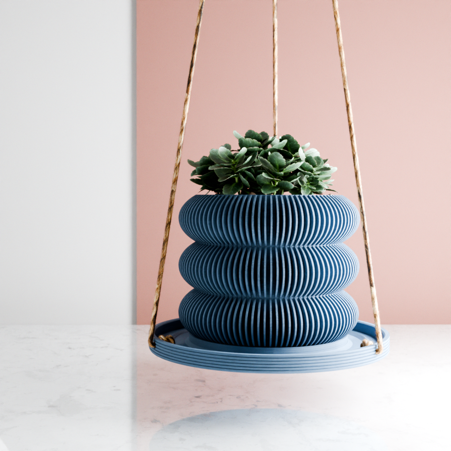 Hanging Plant Pot Tray | Puddle from Modernized Pottery