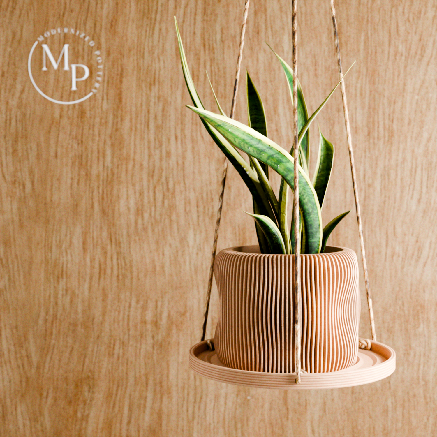 Hanging Plant Pot Tray | Puddle from Modernized Pottery