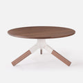 Conrad coffee table in white base finish