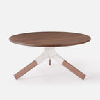 Conrad coffee table in white base finish