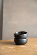 Rust Stoneware Pinch Bowl