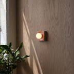 Misewell Cubic Sconce ceramic body detail