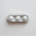 Q Triple Sconce scale against a 7-foot wall