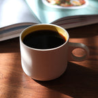 Scotty mug in white glossy glaze