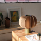 Fin Table Lamp with 10-foot fabric cord