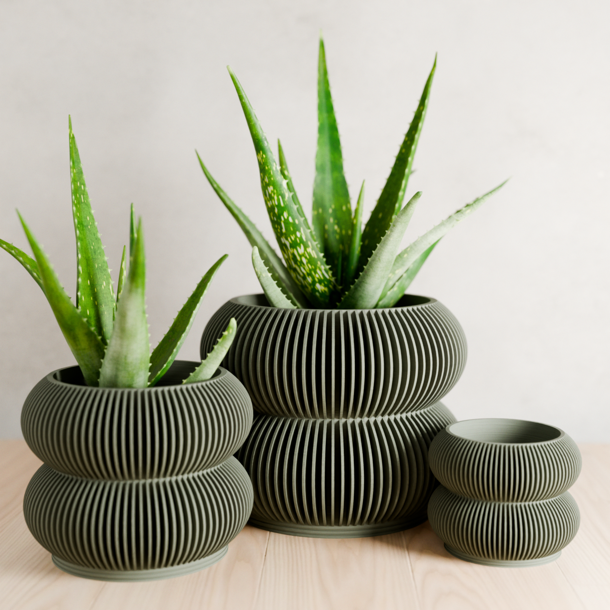 Double Bubbles Planter from Modernized Pottery