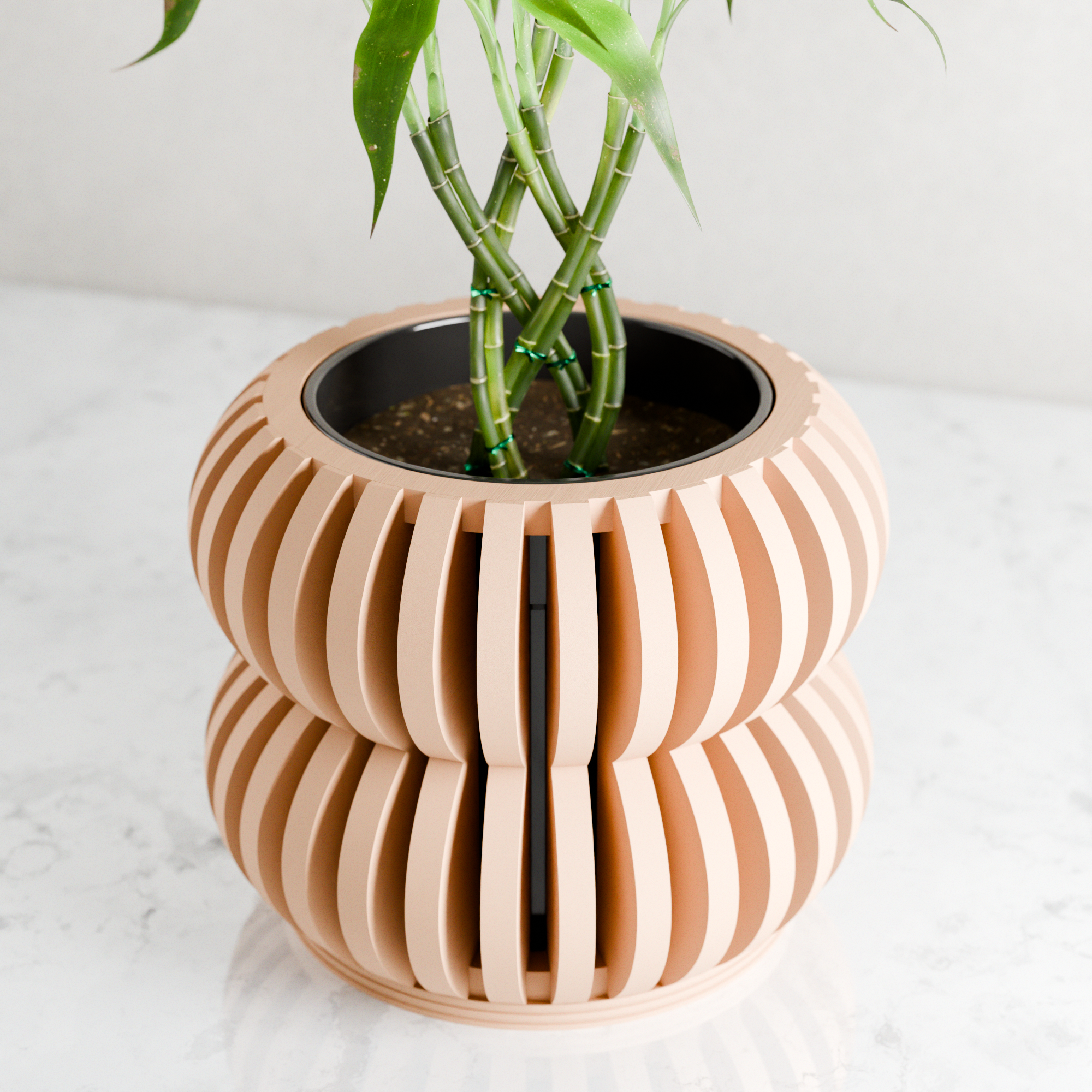 Orchid Planter Double Bubbles Planter from Modernized Pottery
