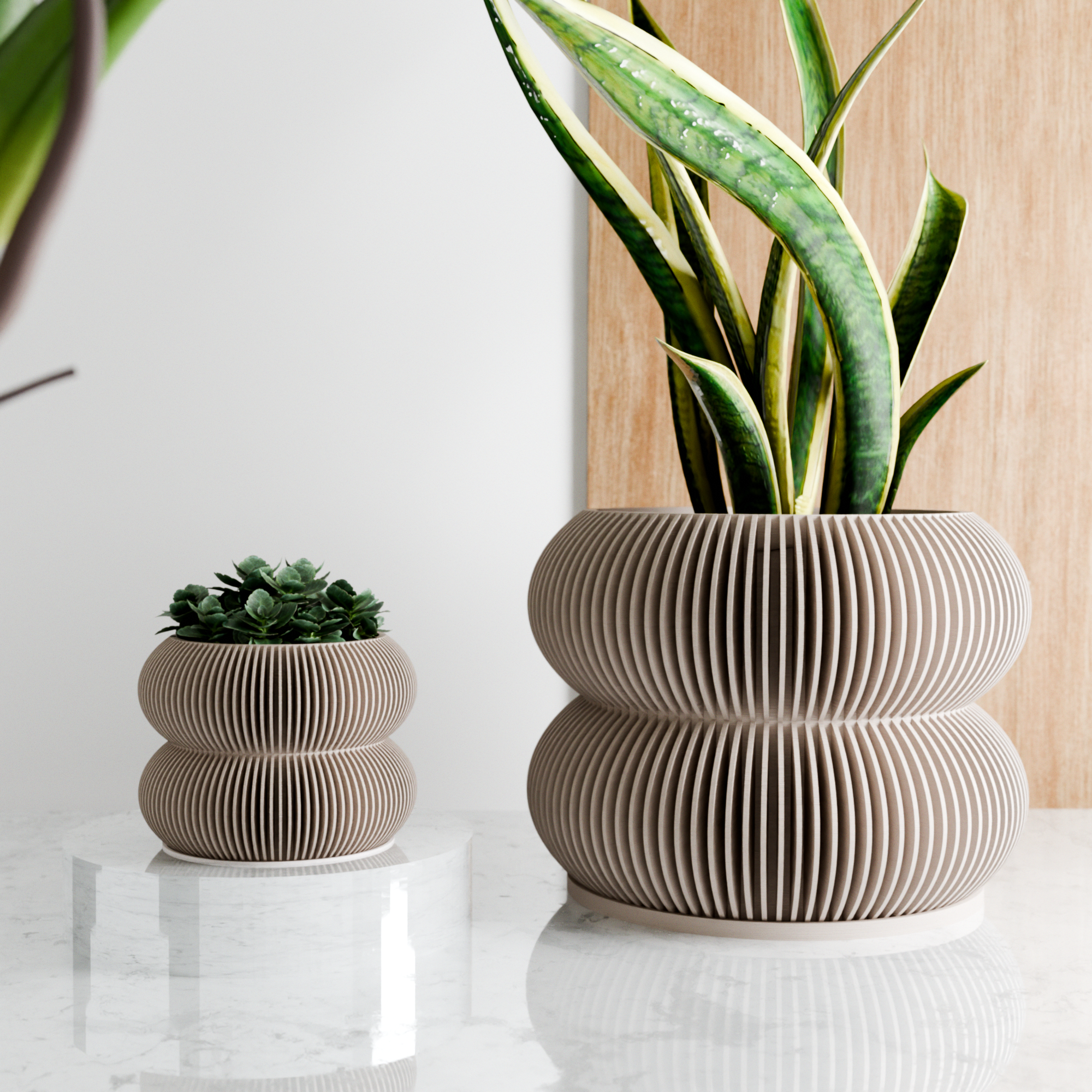 Double Bubbles Planter from Modernized Pottery