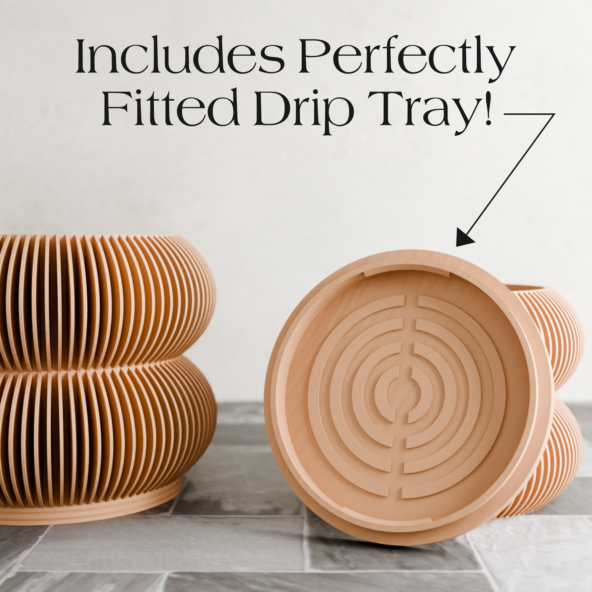 Double Bubbles Planter from Modernized Pottery