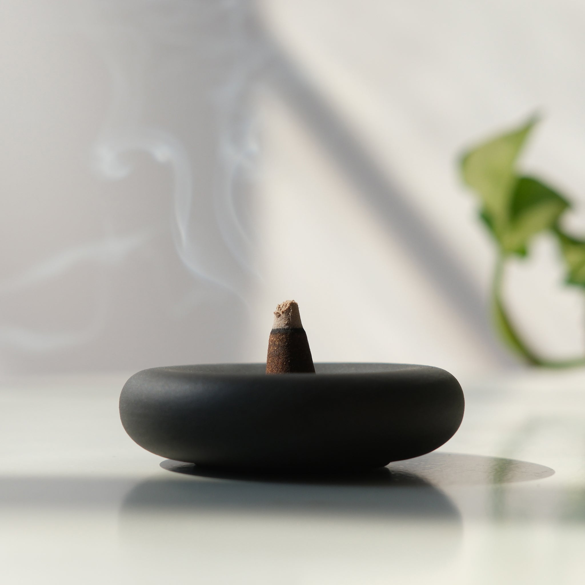 handmade stoneware incense holder by Misewell
