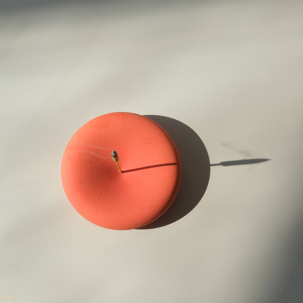 handmade stoneware incense holder by Misewell