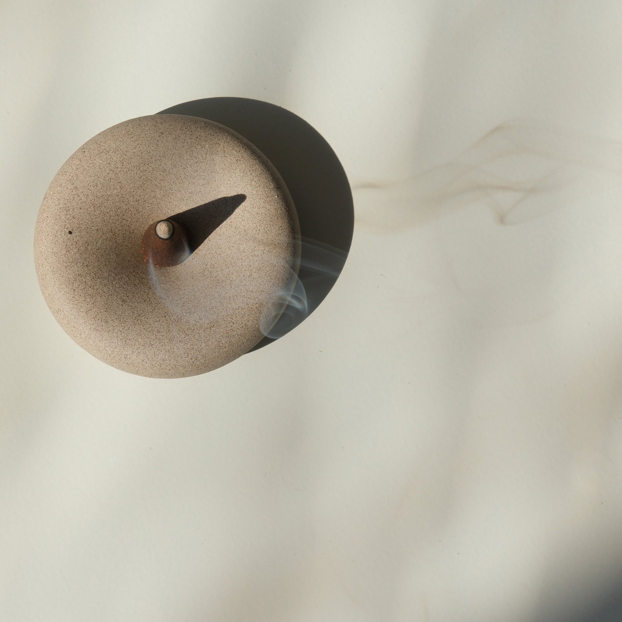 handmade stoneware incense holder by Misewell