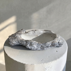Oakes Cement Planter, Unique Driftwood-Inspired Design, 15"L x 6.5"W x 3.1"H