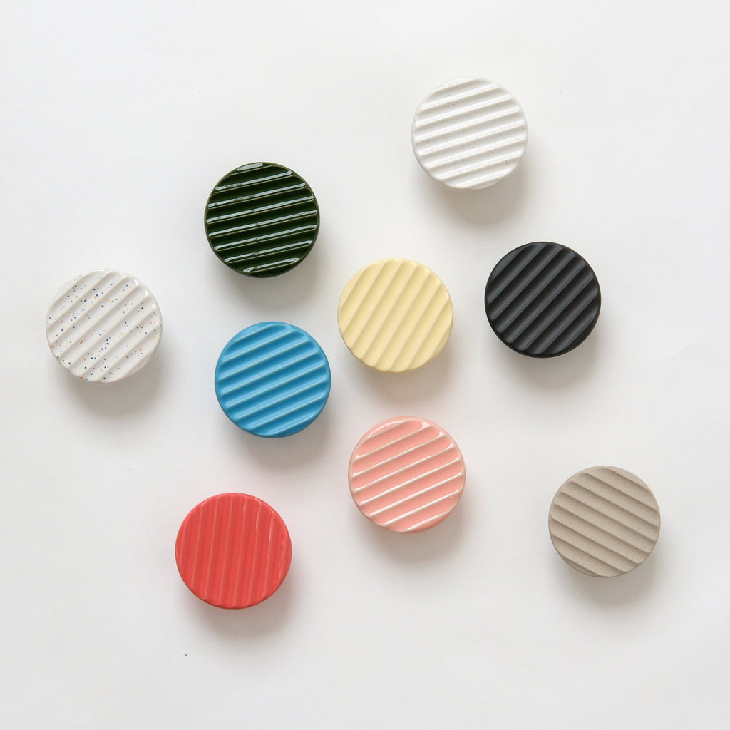 Sequence Fluted coat hook fluted ridges detail